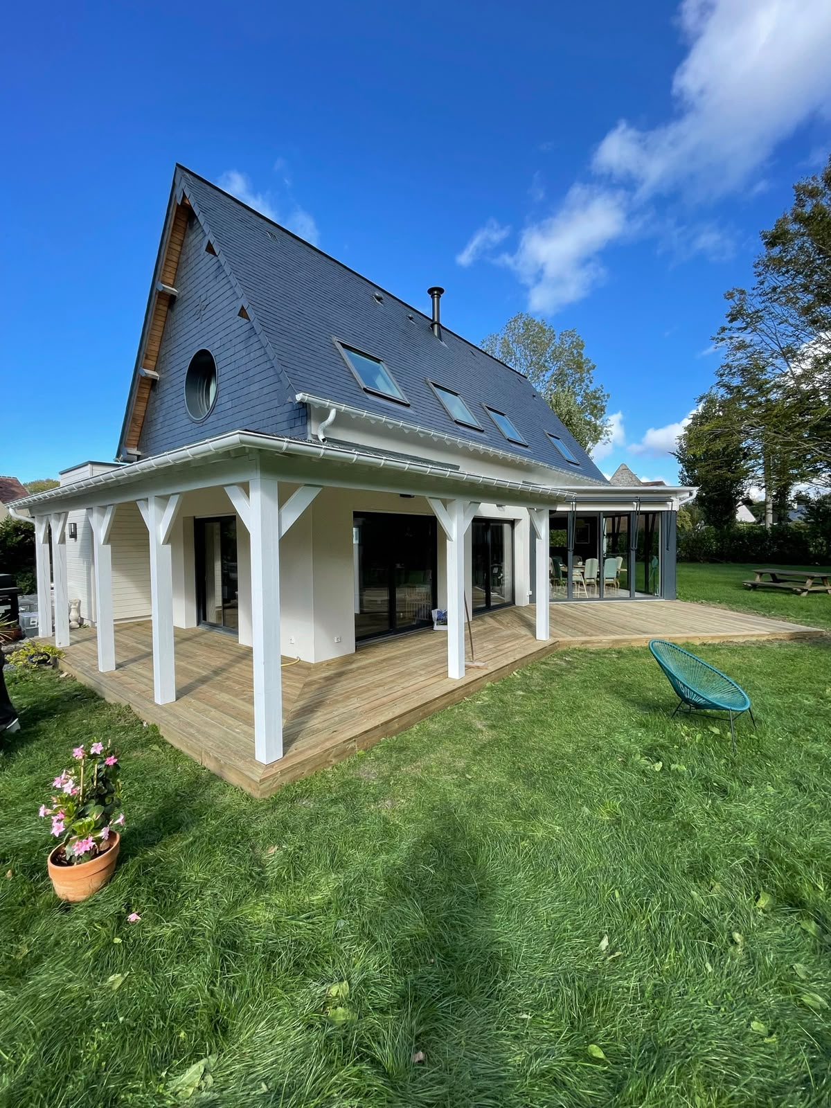 Terrasse bois & pavage , Normandie
