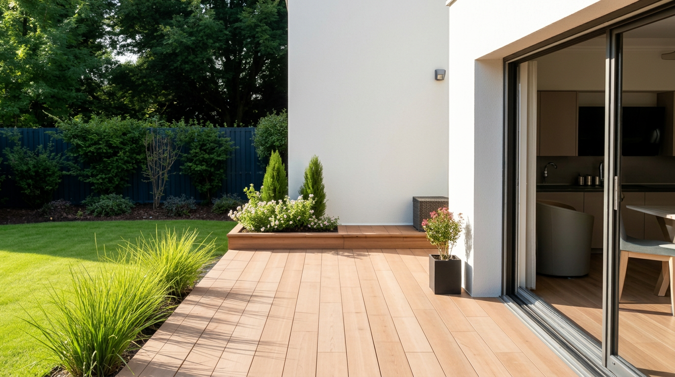 Terrasse bois moderne